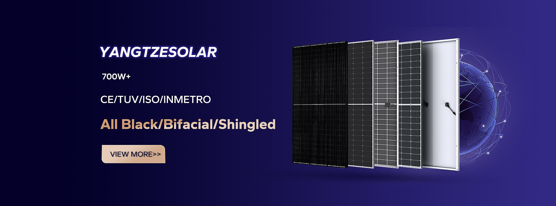 qualidade Mono painel solar facial fábrica